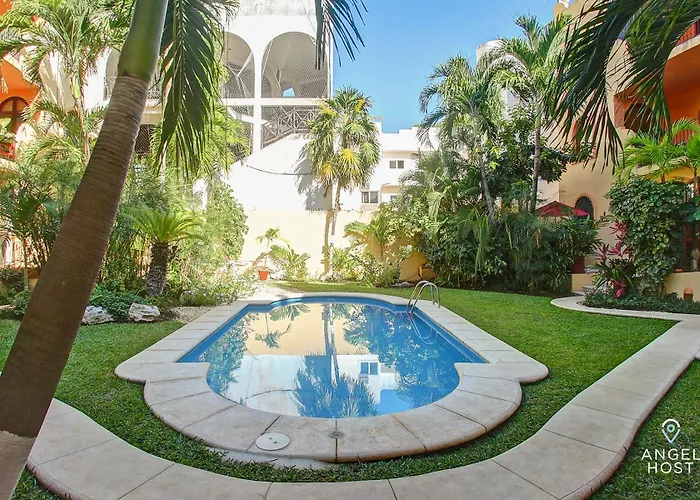 Ferienhaus Steps To 5th Ave Pool Onsite & Walk To Playa del Carmen